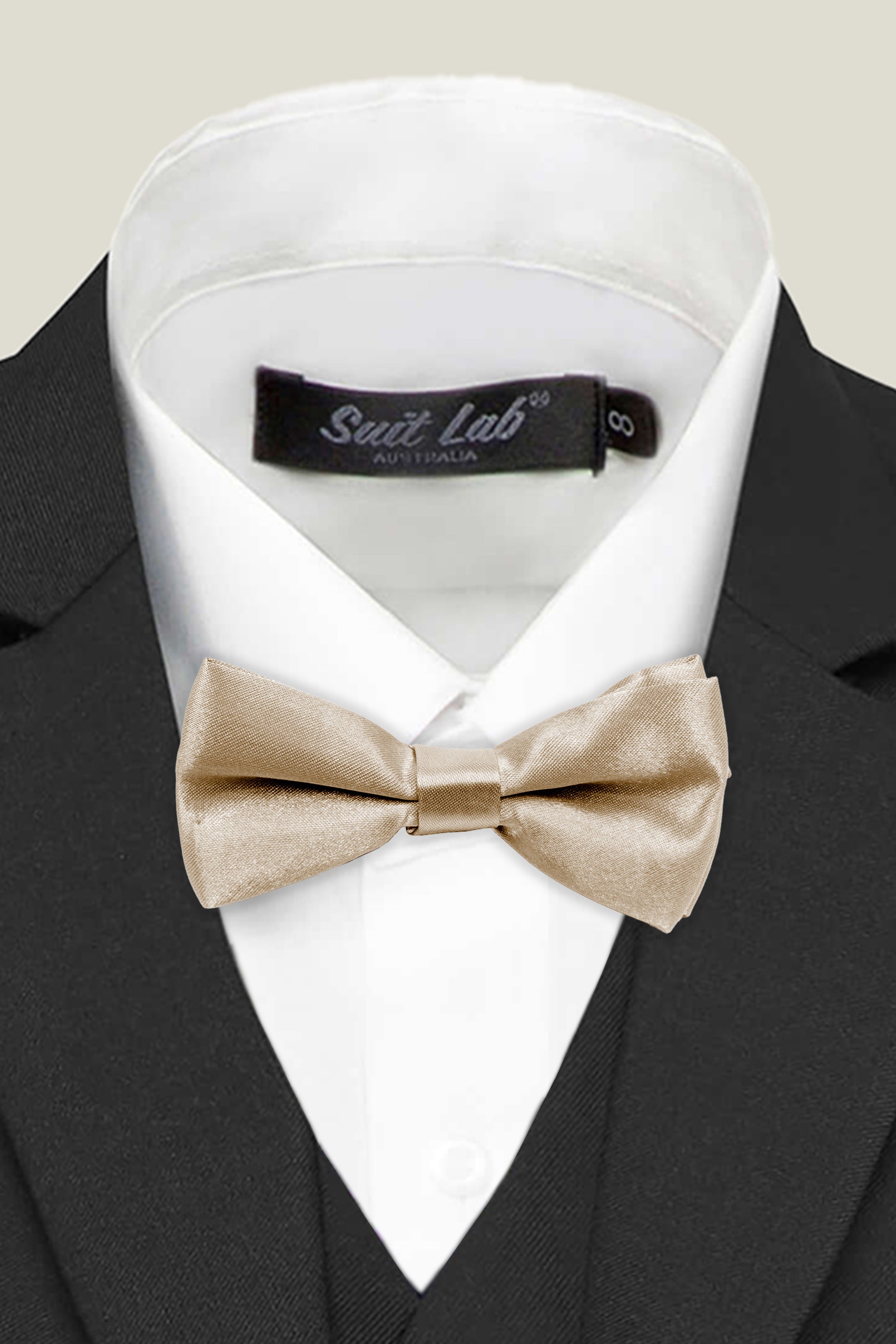 Boys' Bow Tie - Champagne