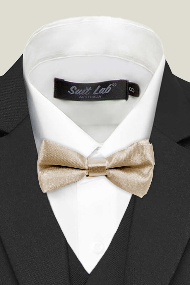 Boys' Bow Tie - Champagne