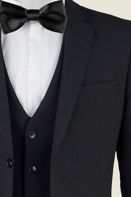 Men's Jet Black Suit Jacket