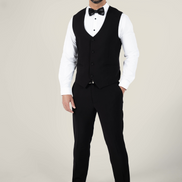 Men's Jet Black Vest