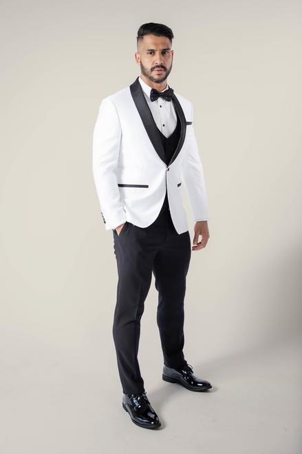 Men's Pearl White Tuxedo