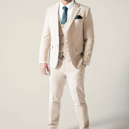 Men's Coastal Beige Suit