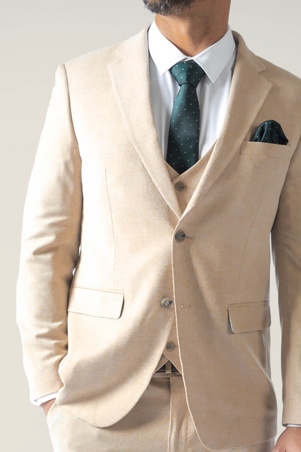 Men's Coastal Beige Suit