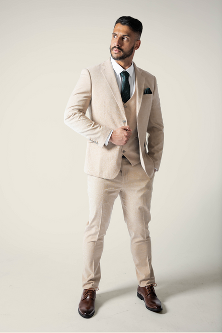 Men's Coastal Beige Suit