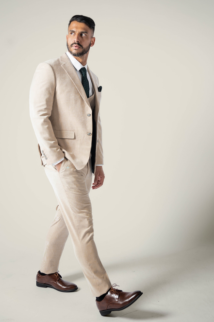Men's Coastal Beige Suit