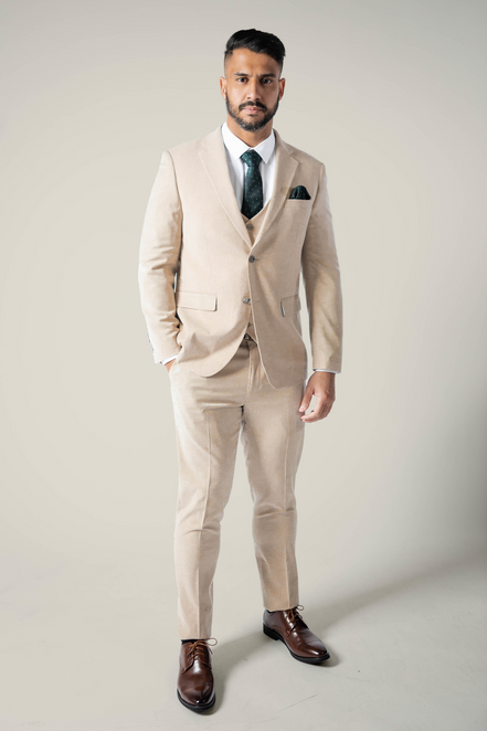 Men's Coastal Beige Suit