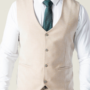 Men's Coastal Beige Vest