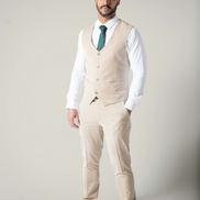 Men's Coastal Beige Vest