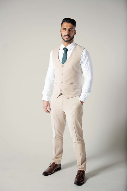 Men's Coastal Beige Vest