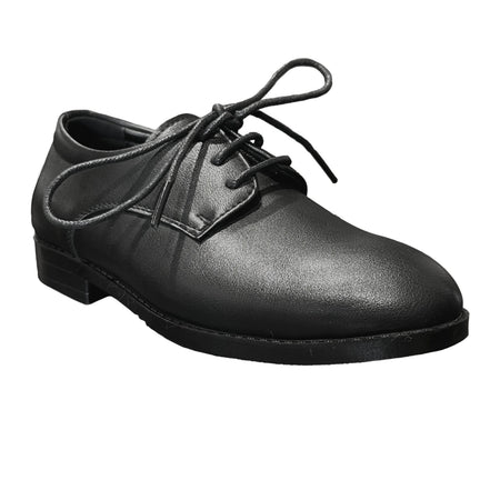 Boys' Matte Black Shoes - AK2