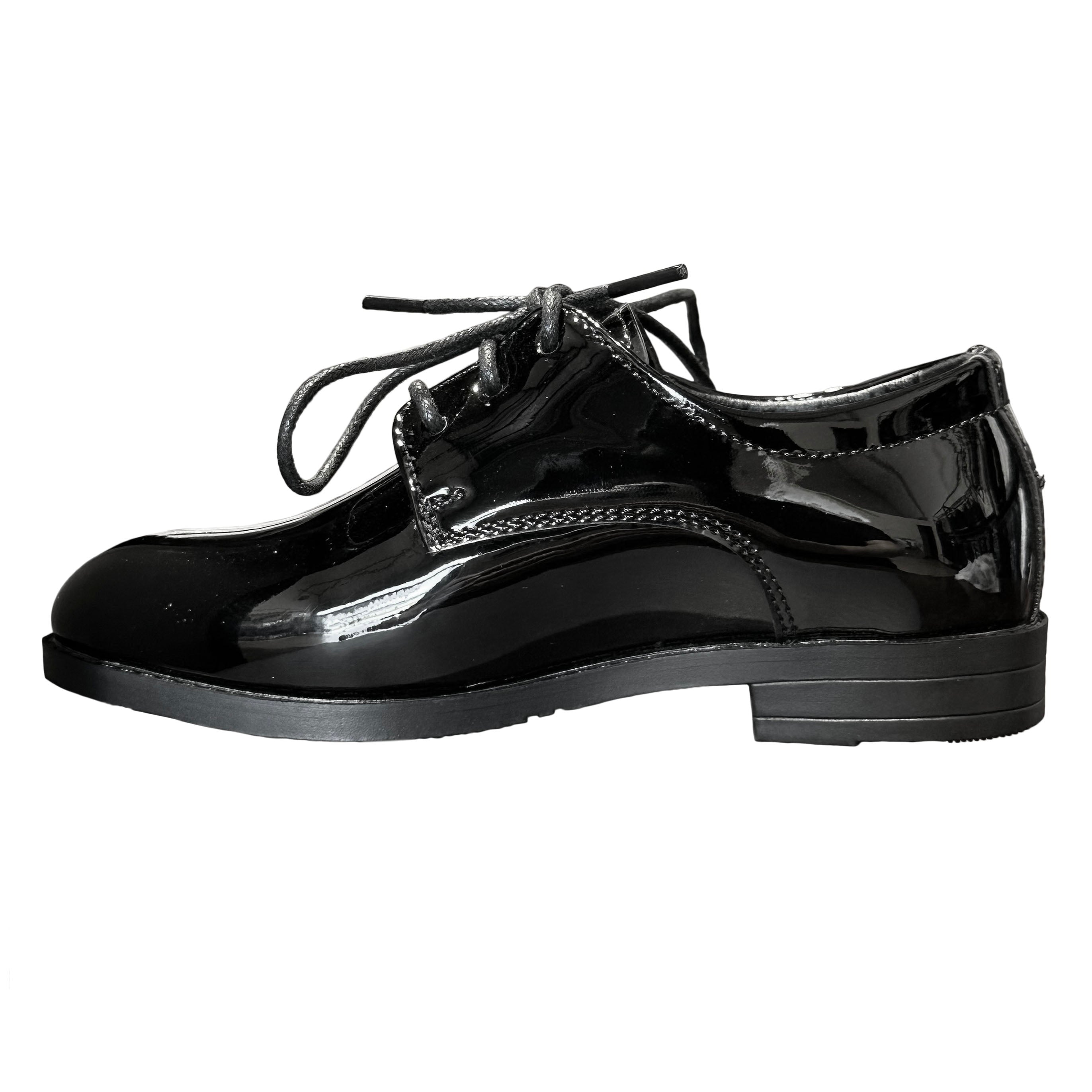 Boys' Patent Black Shoes - AK2