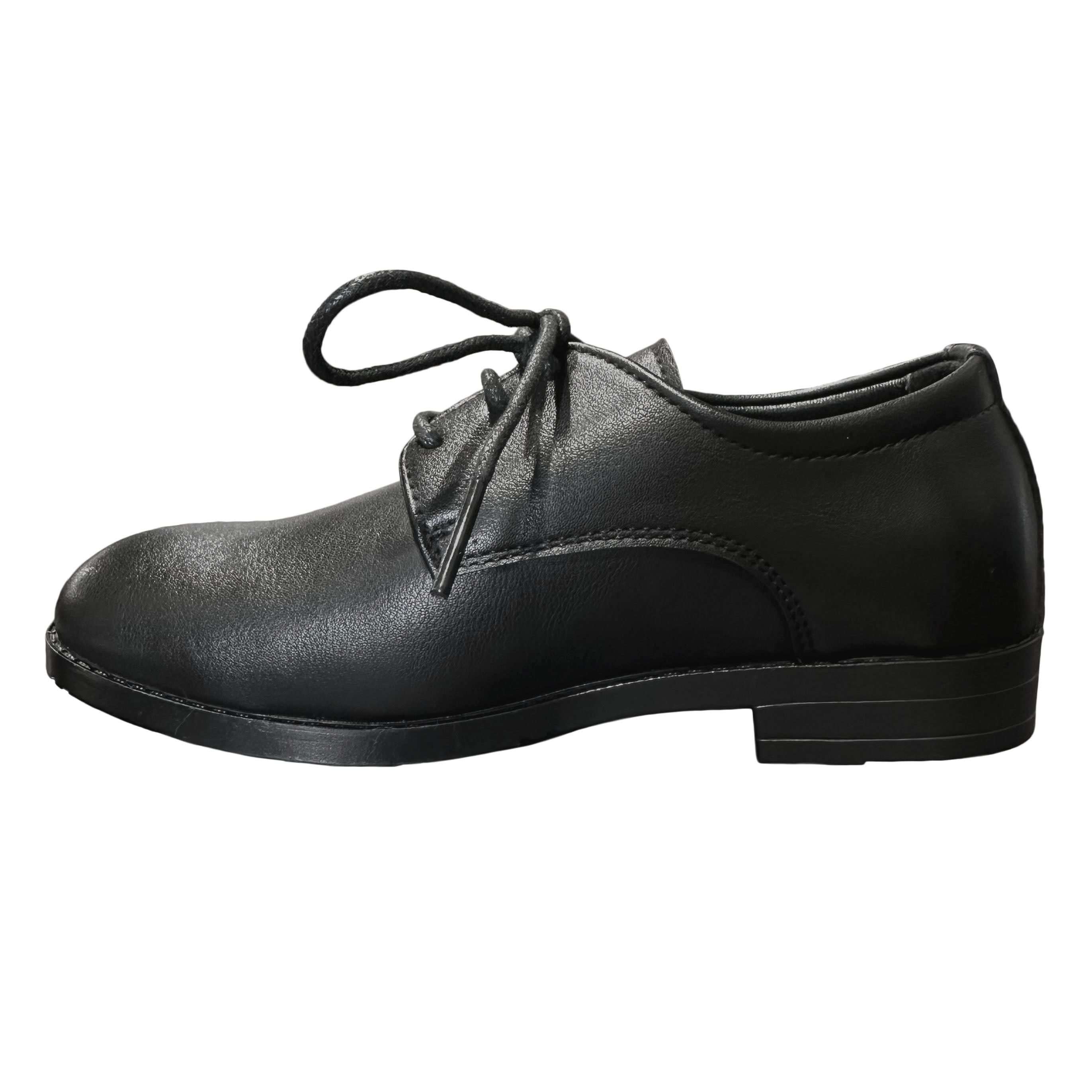 Boys' Matte Black Shoes - AK2