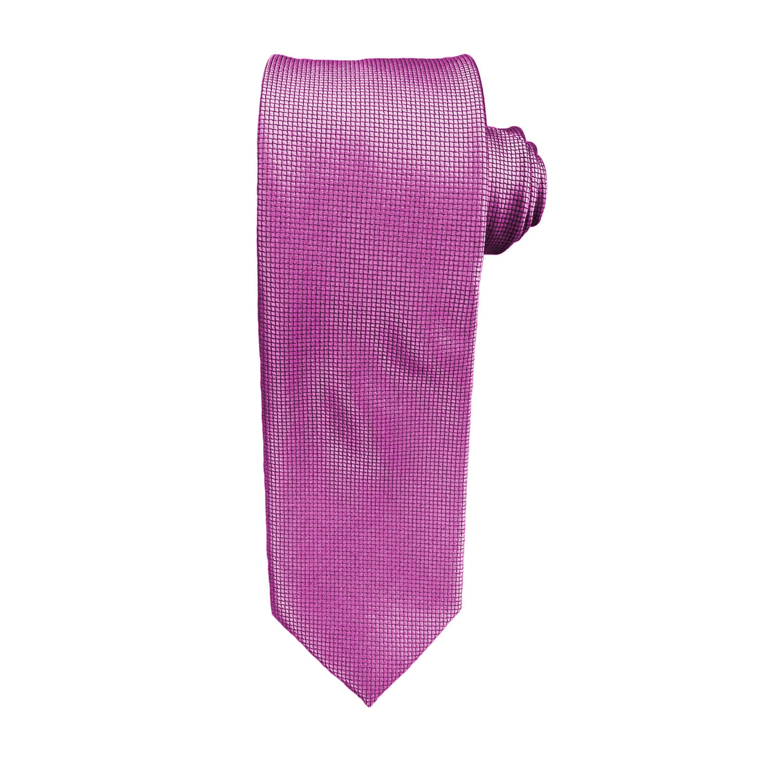 Men's Slim Tie - Fuchsia Texture