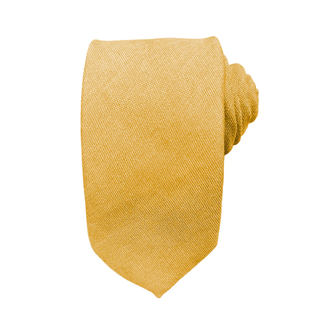 Men's Tie - Mustard Cotton