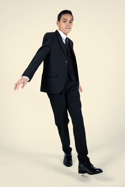 Boys' Jet Black Suit