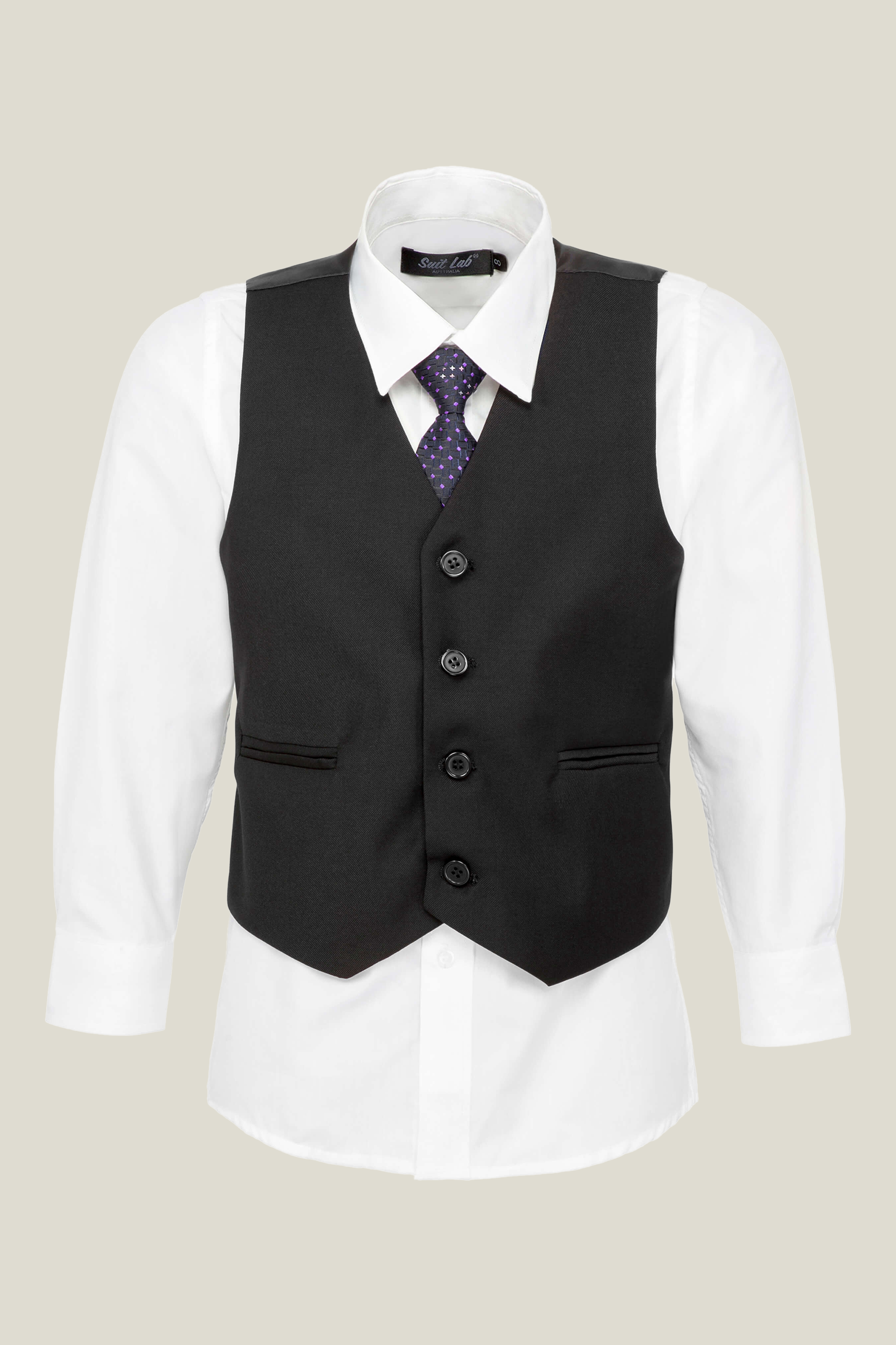 Boys' Jet Black Suit
