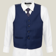 Boys' Midnight Dark Navy Suit
