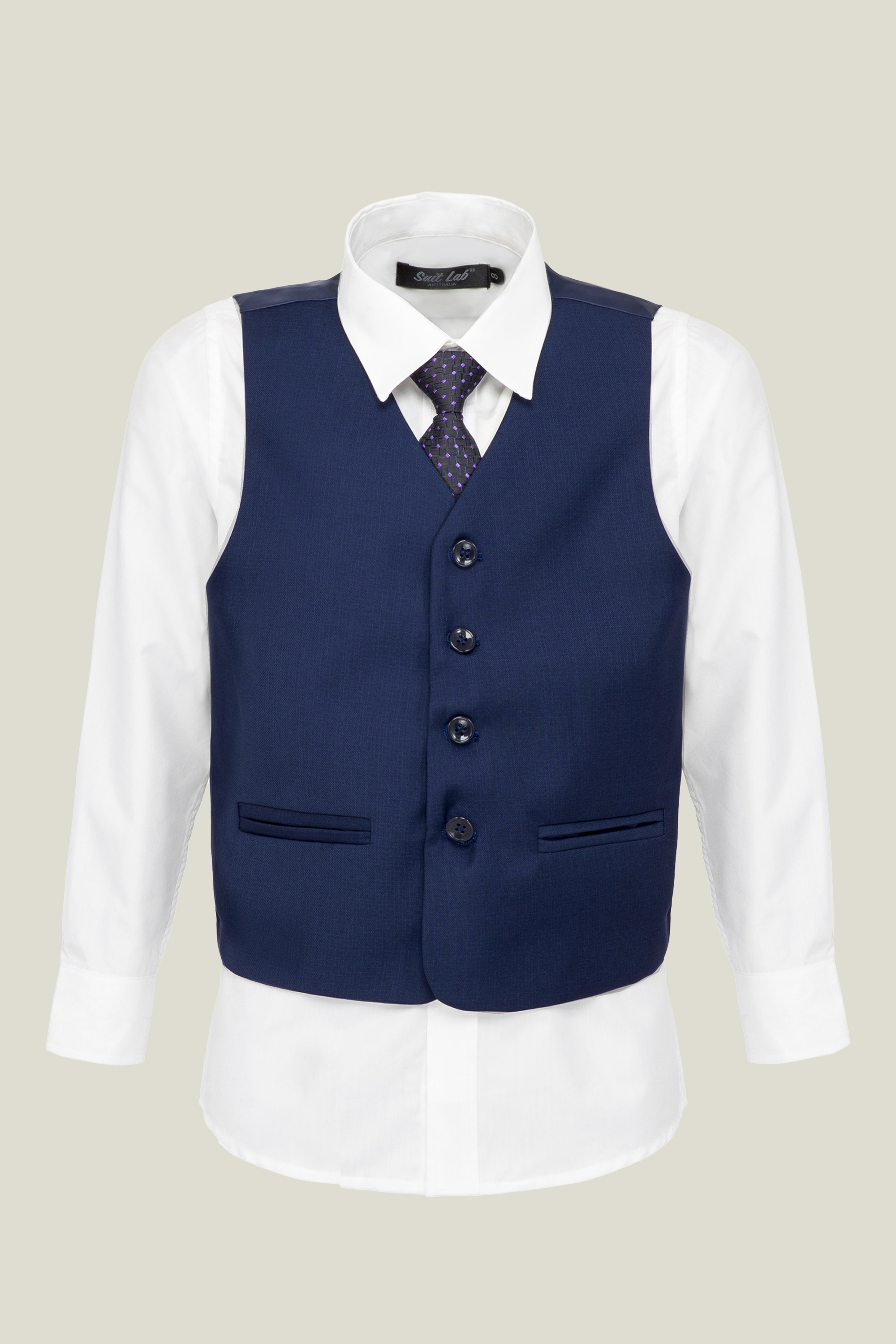 Boys' Midnight Dark Navy Suit