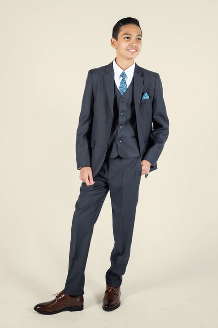 Boys' Charcoal Grey Suit