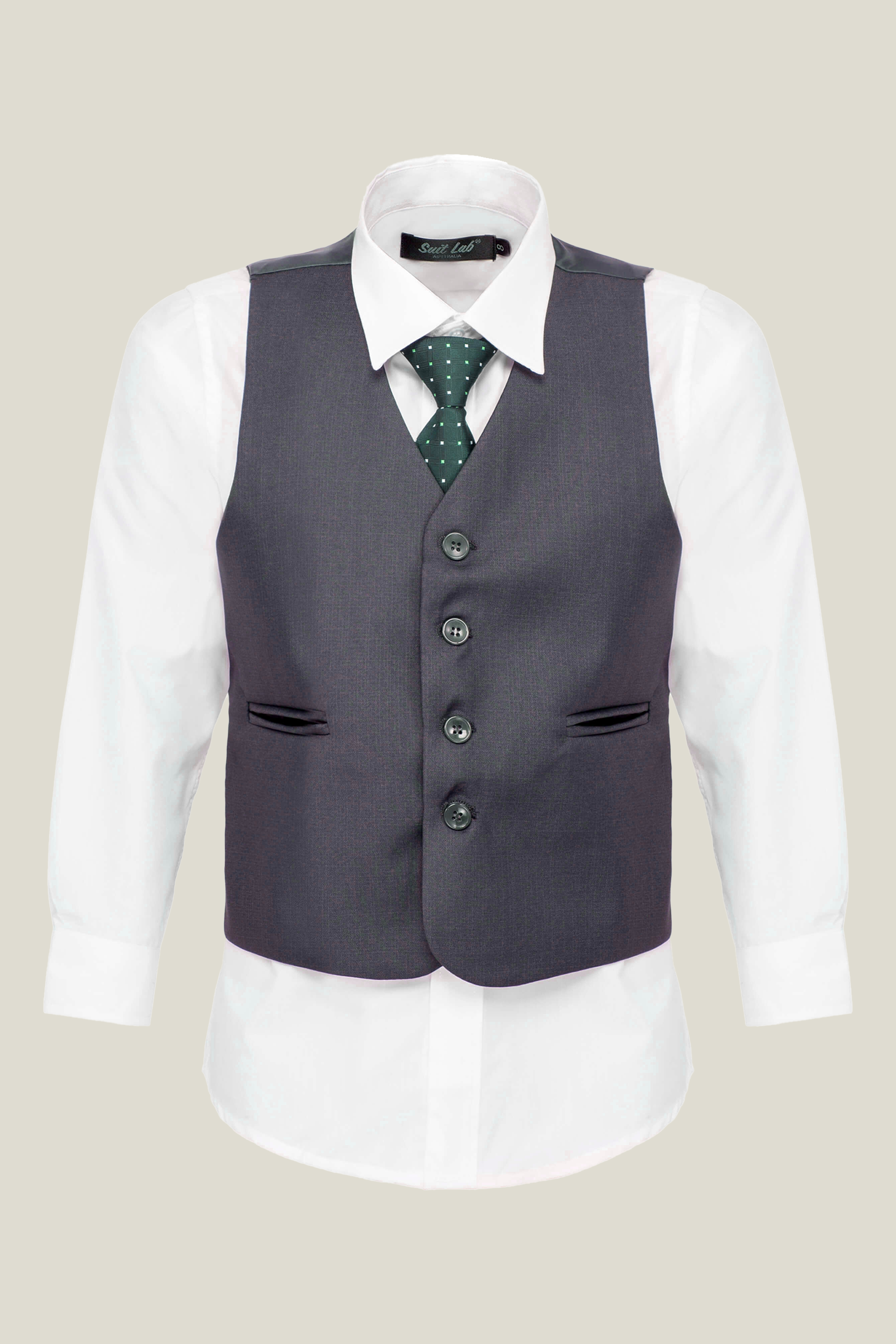 Boys' Charcoal Grey Suit