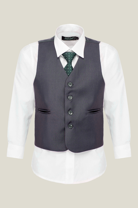 Boys' Charcoal Grey Suit