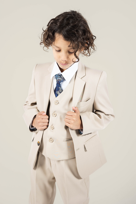 Boys' Sahara Beige Suit