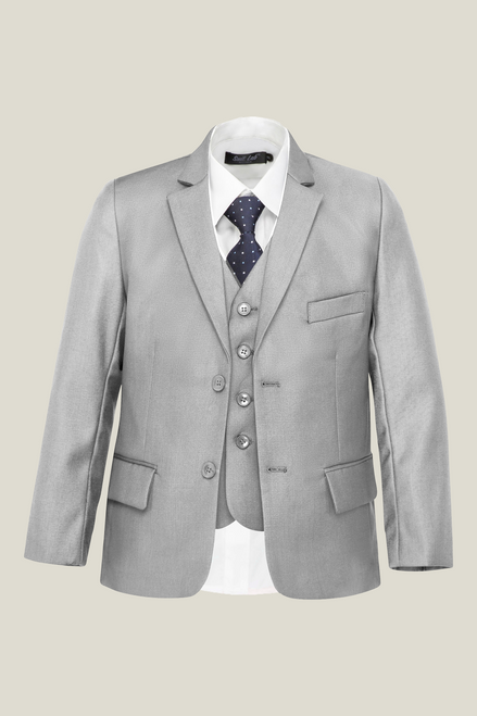 Boys' Bone Grey Suit