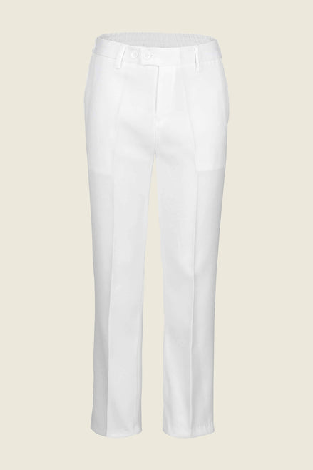Boys' Pearl White Trousers