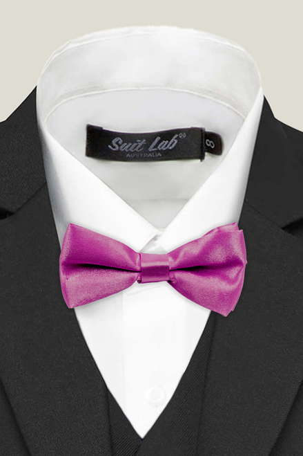 Boys' Bow Tie - Plum