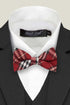 Boys' Bow Tie - Red Checks