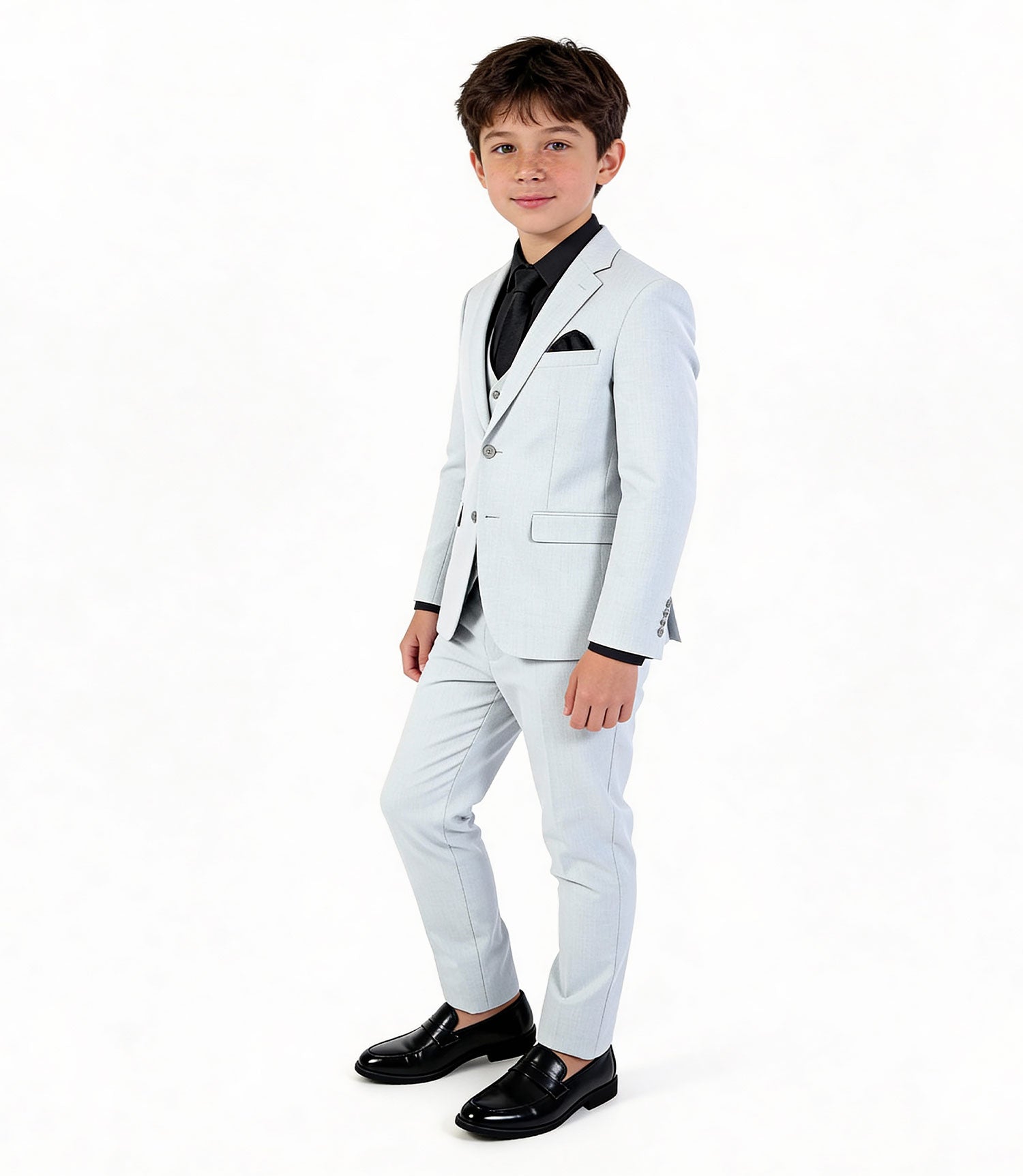 Boys' Cloud Grey Suit
