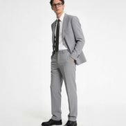 Grey Peak Lapel Suit