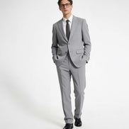 Grey Peak Lapel Suit