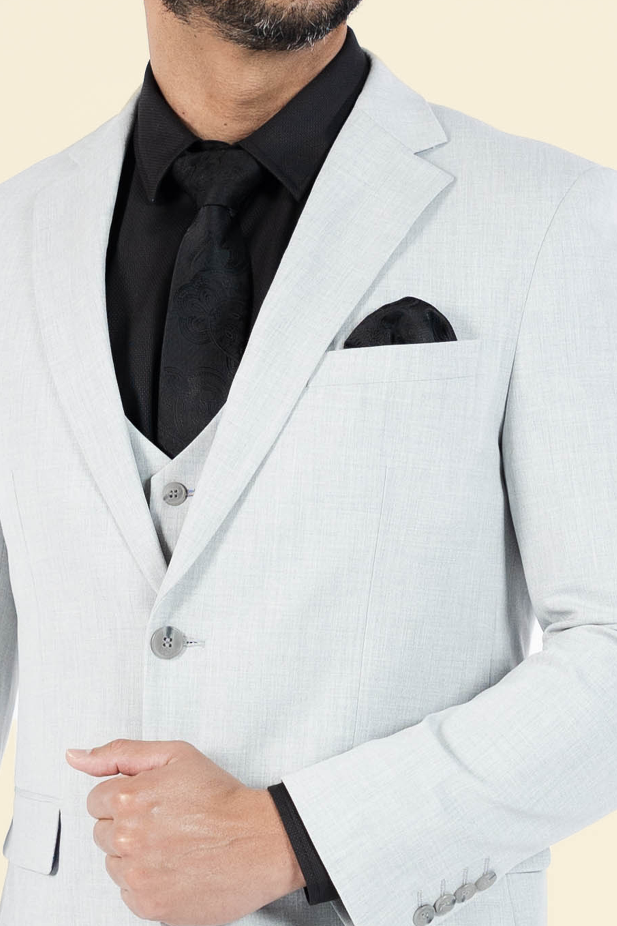 Men's Cloud Grey Suit Jacket