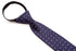 Boys' Tie - Navy Multi Polka Dots