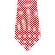 Boys' Tie - Red/White Checks