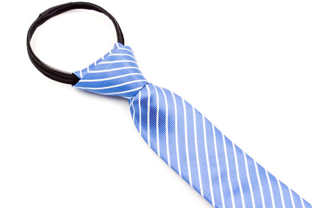 Boys' Tie - Sky Blue Stripes