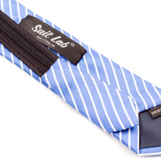 Boys' Tie - Sky Blue Stripes