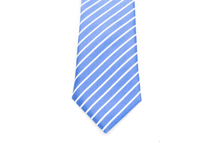 Boys' Tie - Sky Blue Stripes