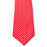 Boys' Tie - Red Polka Dot