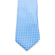 Boys' Tie - Baby Blue Checkered