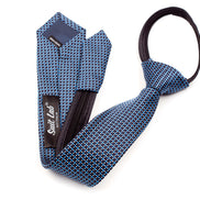 Boys' Tie - Black and Blue Checks