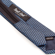 Boys' Tie - Black and Blue Checks