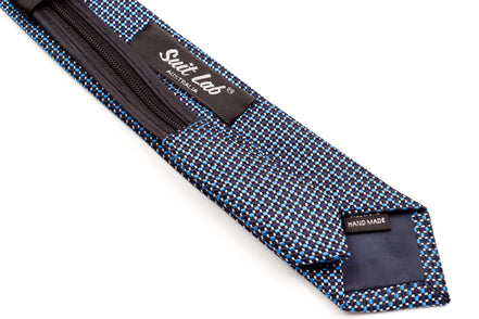 Boys' Tie - Black and Blue Checks