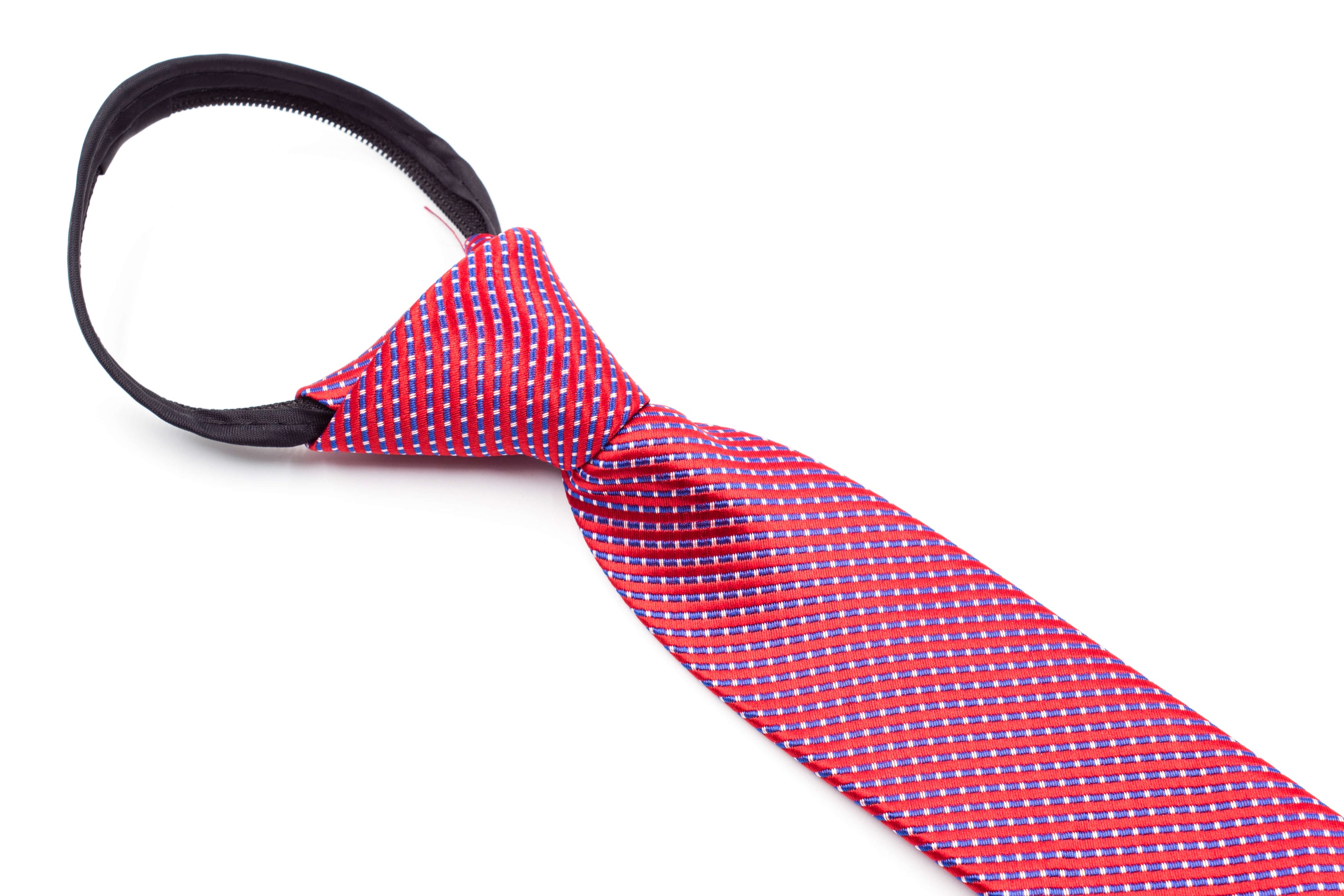 Boys' Tie - Red Multi Checks