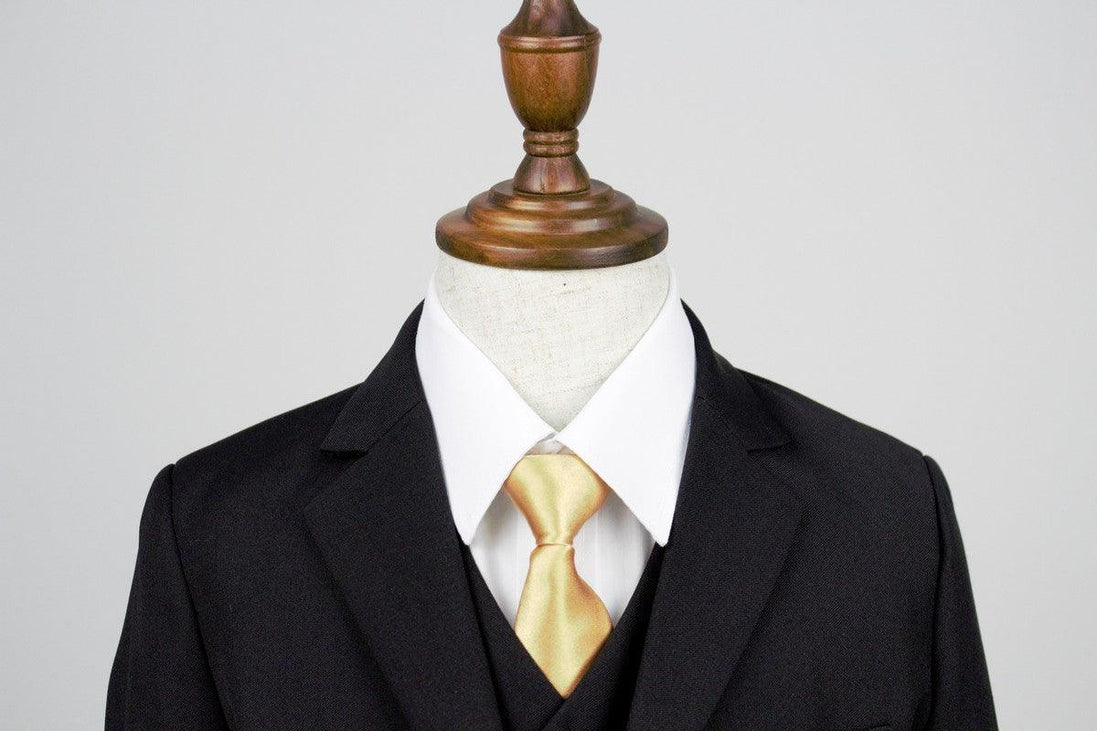 Baby Boys Beige Tie - Suit Lab