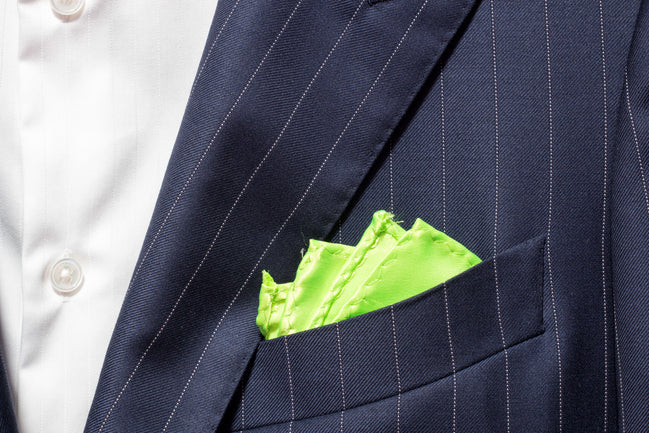 Pocket Square - Lime Green