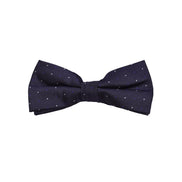 Matching Bow Tie - Purple Micro Polkadot