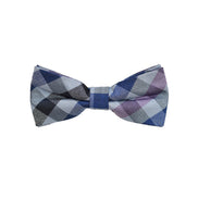 Matching Bow Tie - Pink Multi Checkered