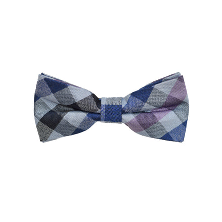 Matching Bow Tie - Pink Multi Checkered